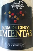 Salsa de cinco pimientas