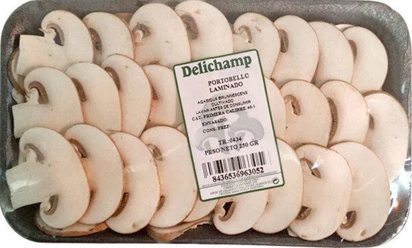 Champiñón laminado a mano portobello