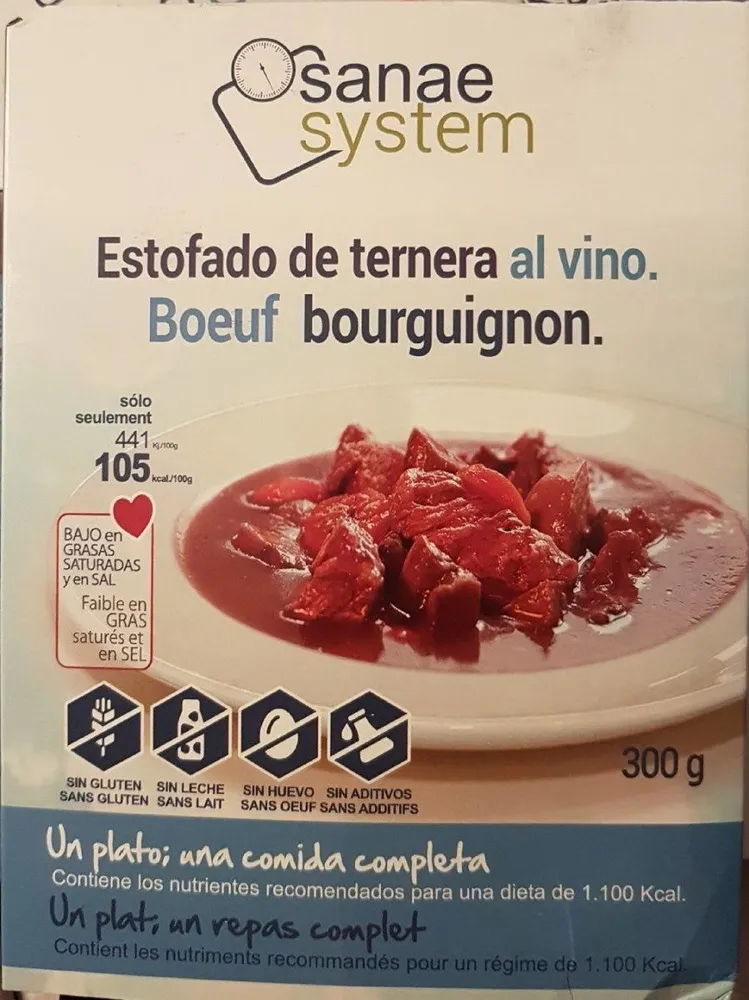 Estofado de ternera al vino