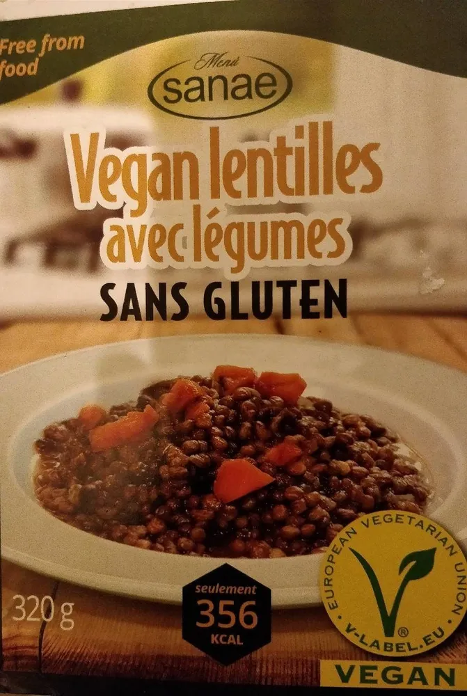 Vegan lentilles avec légumes