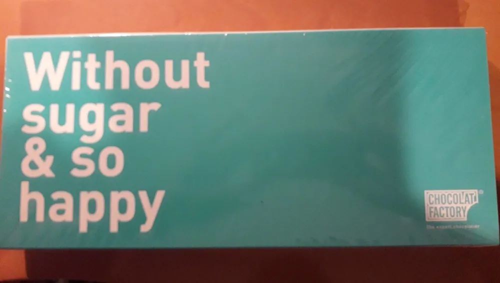 Without sugar & so happy - chocolatinas sin azúcar