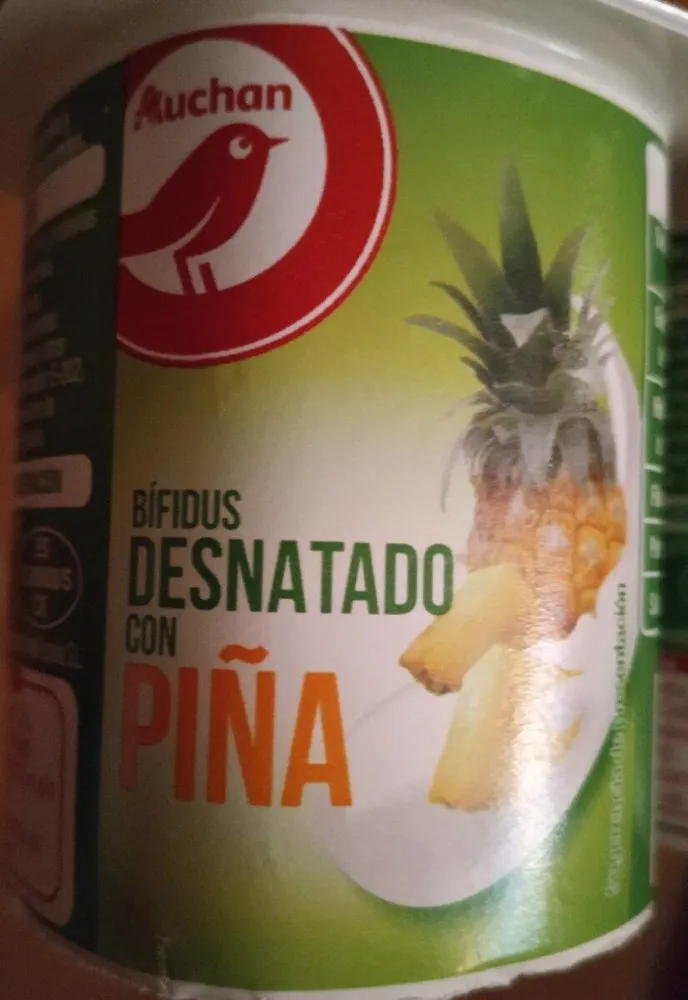 Yogur bifidus con piña