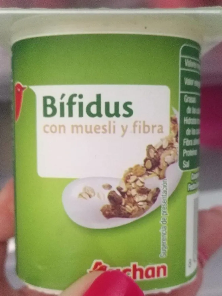 Bífidus muesli y fibra