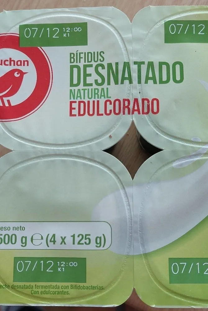 Yogures desnatado bifidus