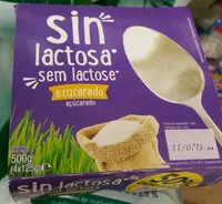 Yogurt sin lactosa azucarado