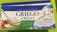 Yogur estilo griego manzana y canela