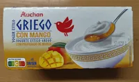 Yogur estilo griego con mango