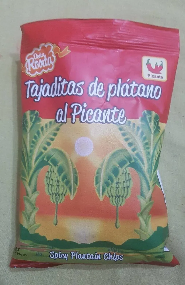 Tajaditas de plátano al picante