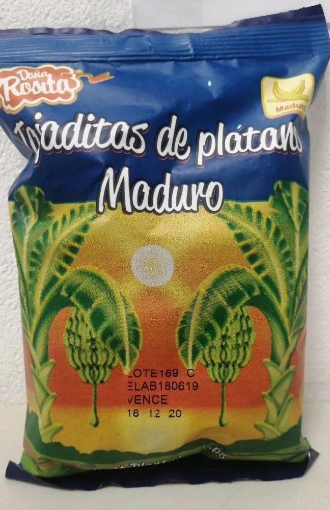 Tajaditas de plátano Maduro