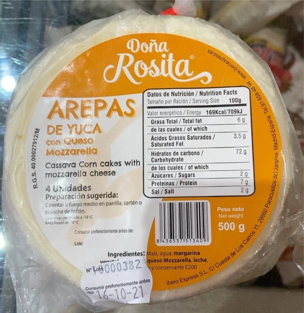 Arepa de yuca