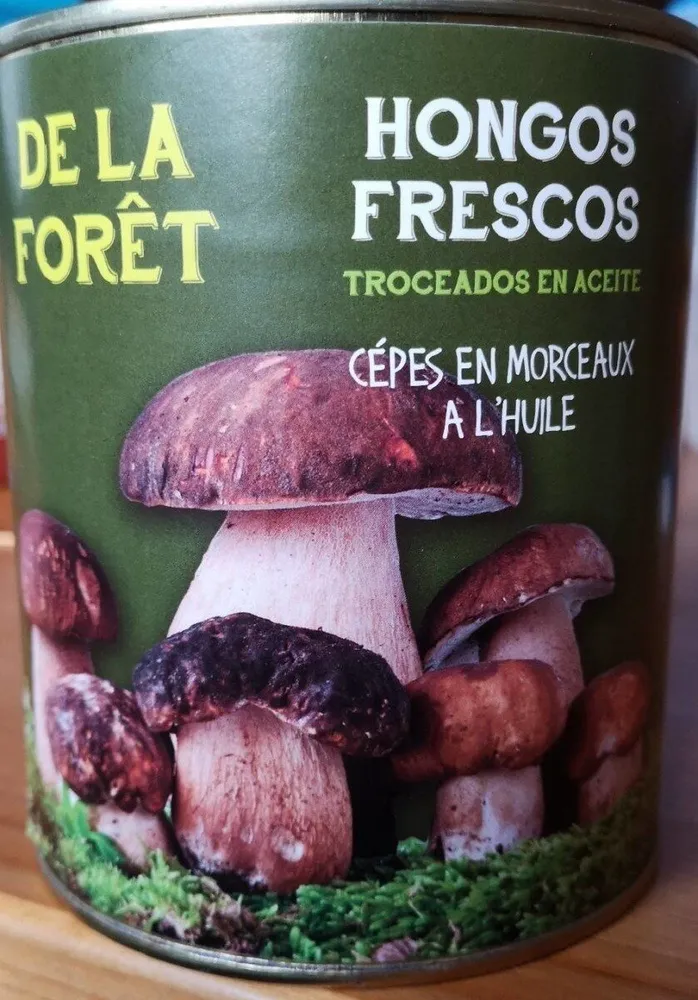 Cèpes en morceaux à l'huile