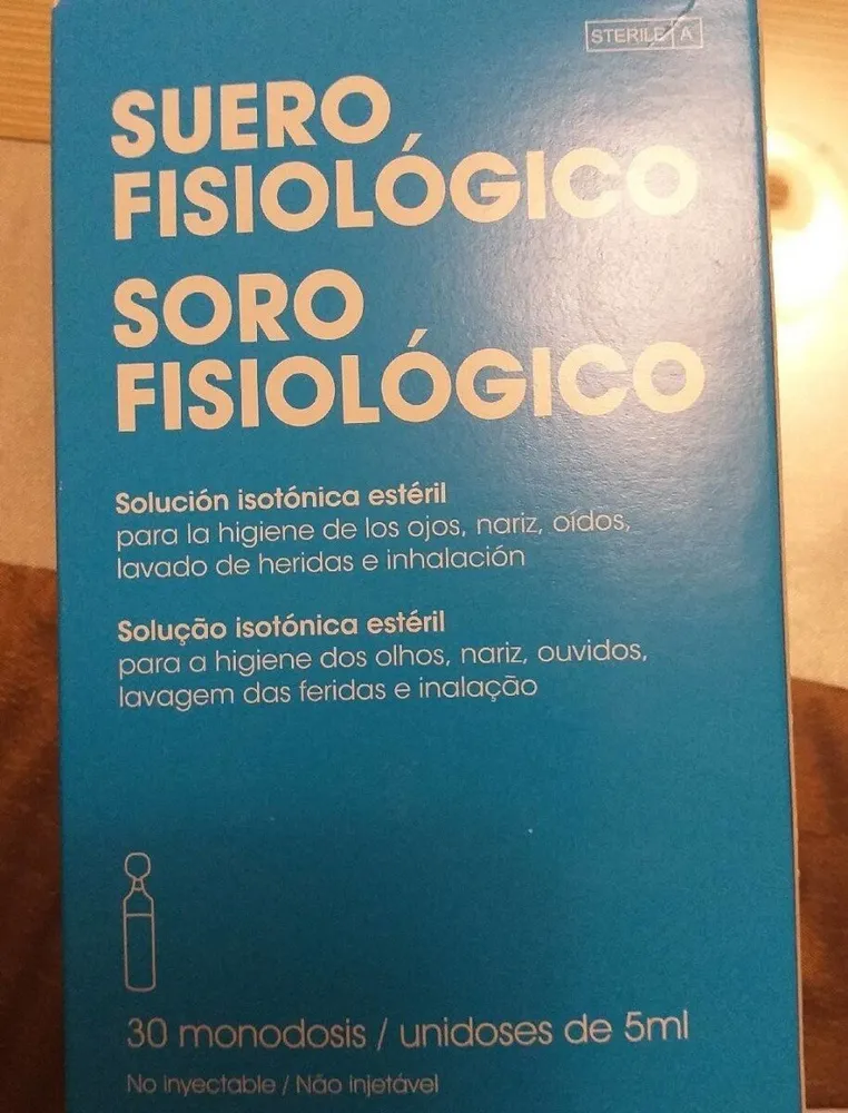Suero fisiológico
