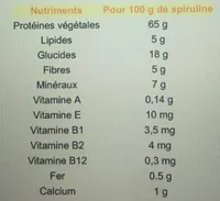 Anastore Spiruline Biologique - 500 Mg /