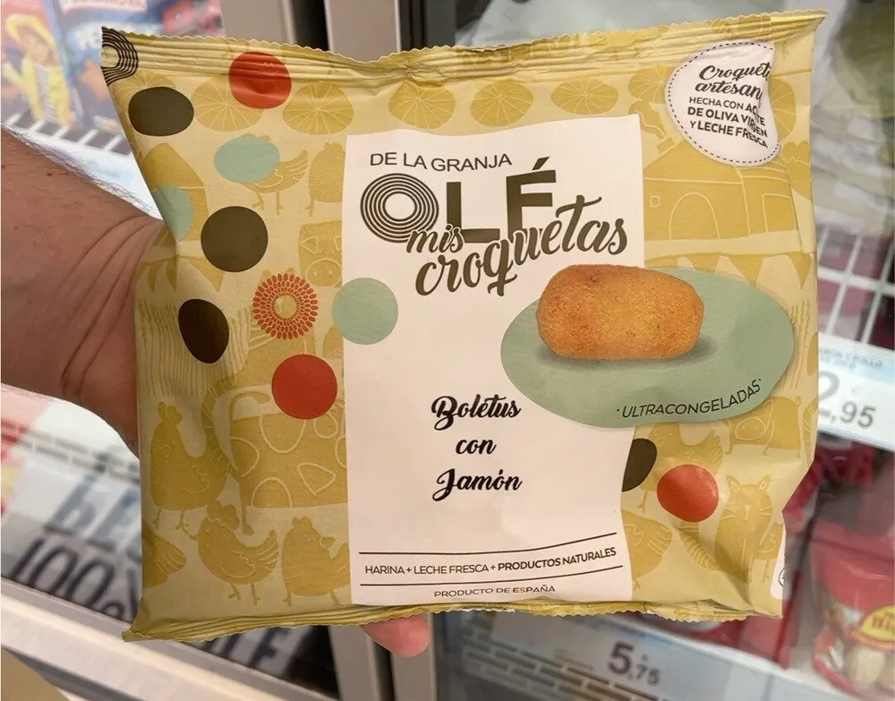 Croquetas de boletus con jamon