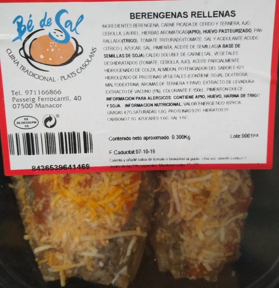 Berengenas rellenas
