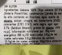 Ensalada de algas wakame