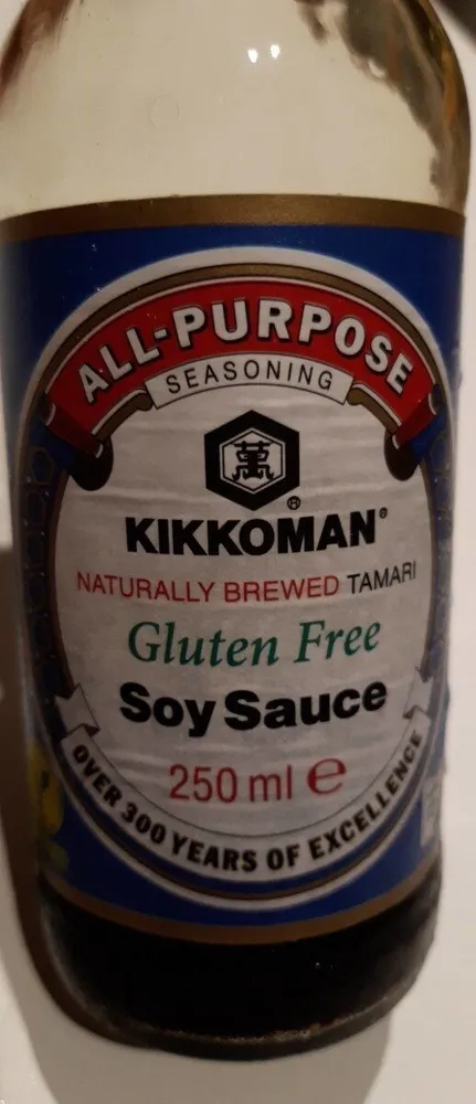 Salsa de soja tamari sin gluten