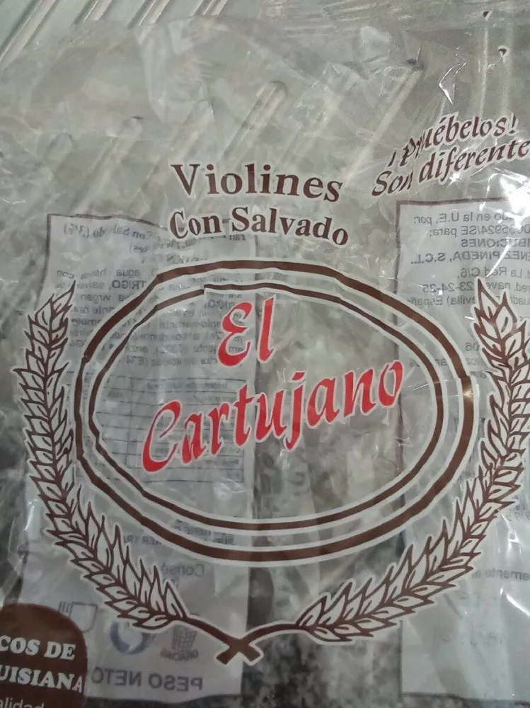 Violines con salvado