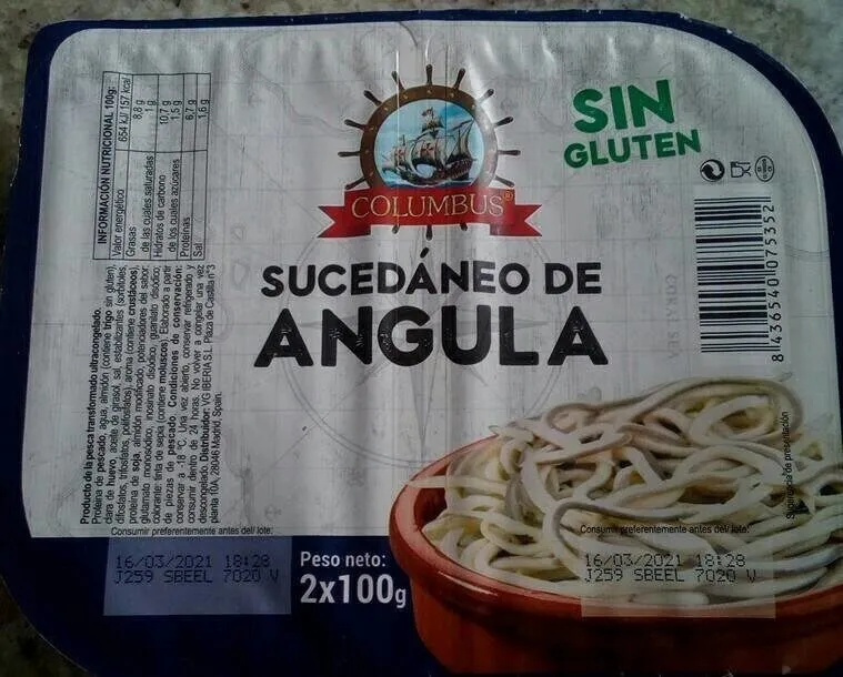 Sucedáneo de angula