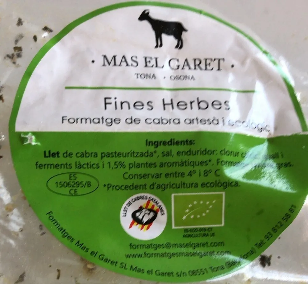 Formatge de cabra artesà i ecològico