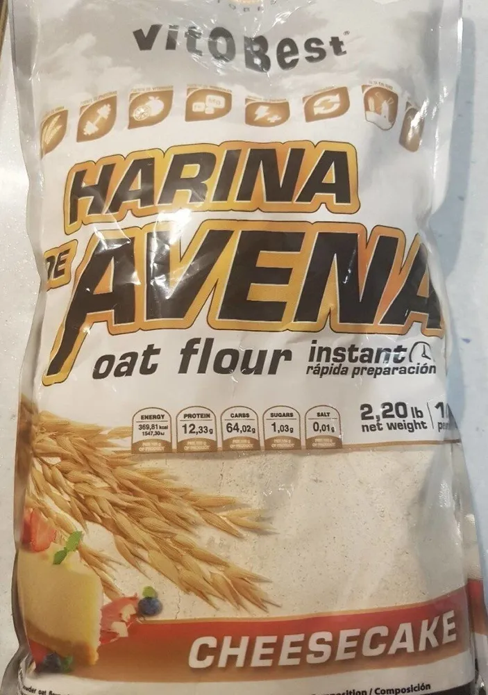 Harina de avena sabor
