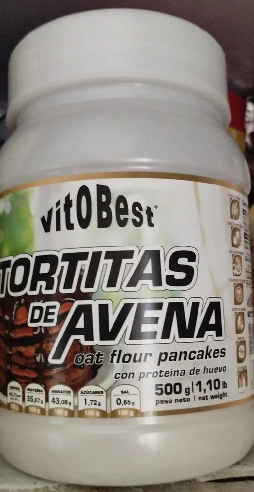 Vitobest tortitas de avena