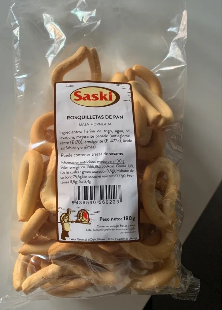 Rosquilletas de pan