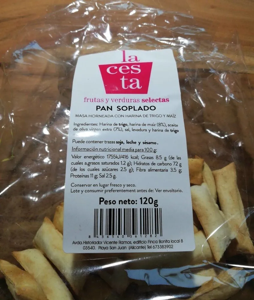 Pan soplado