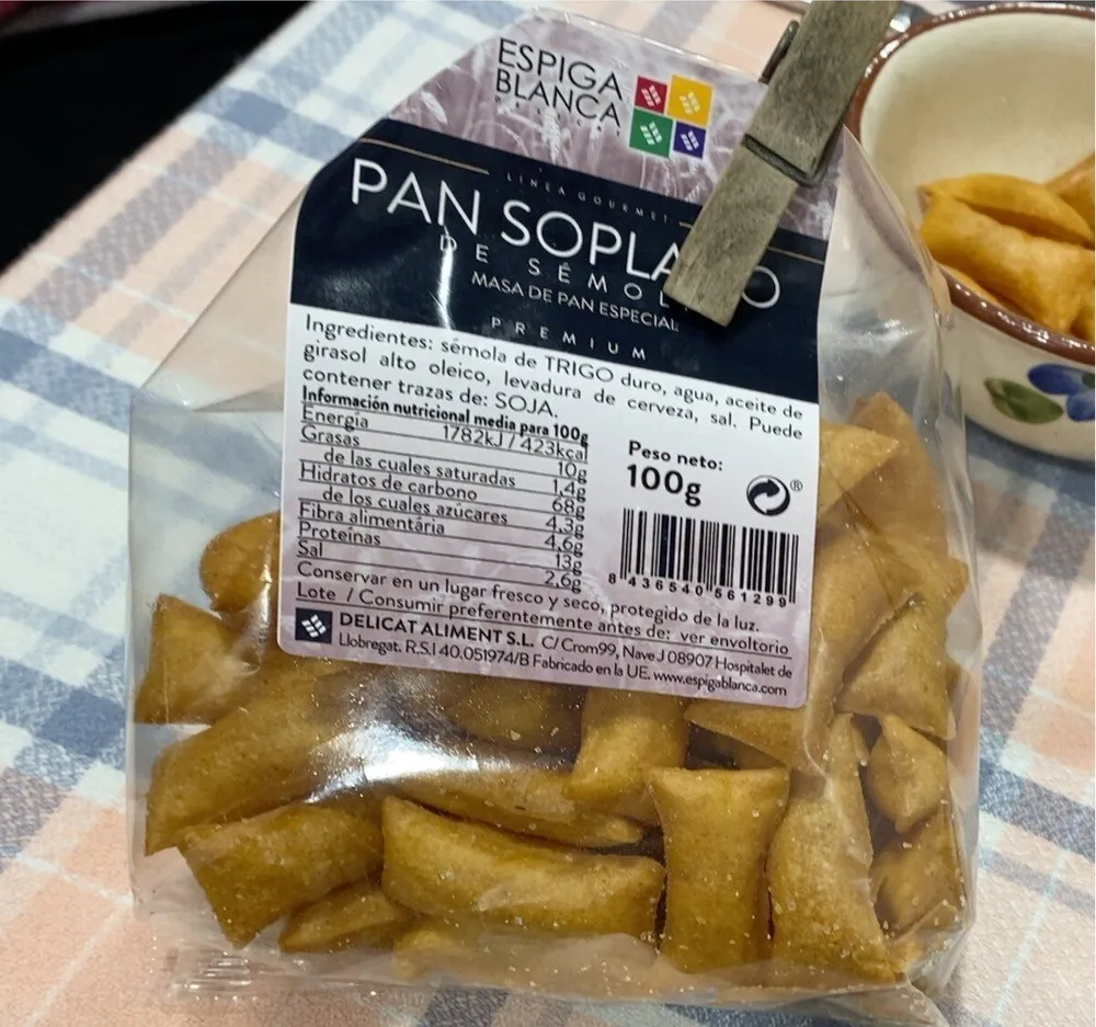 pan soplado