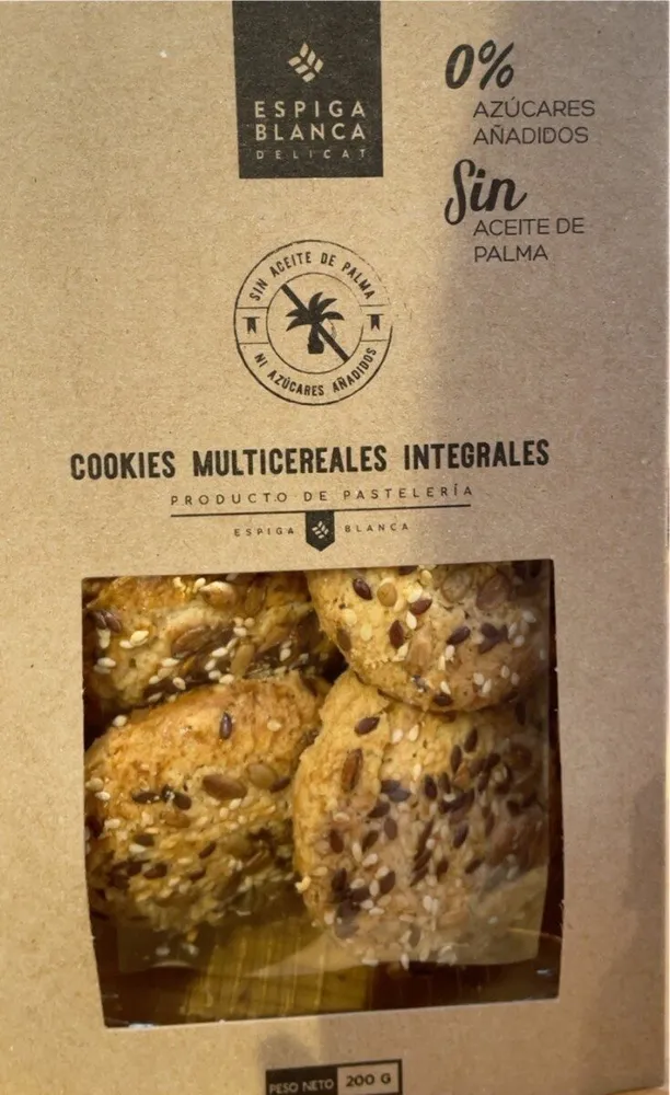 Cookies integrales multicereales