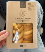 Tejas de coco y almendra
