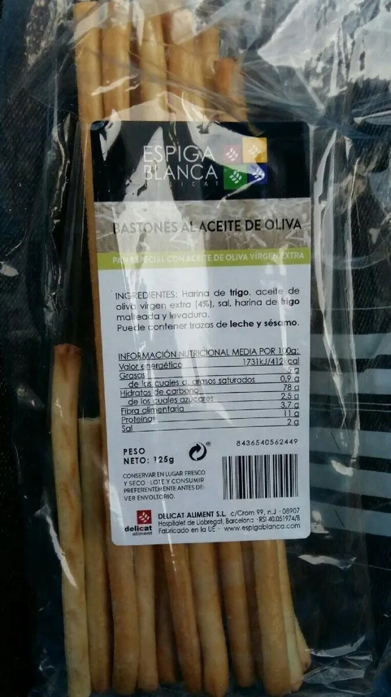 Bastines al aceite de oliva