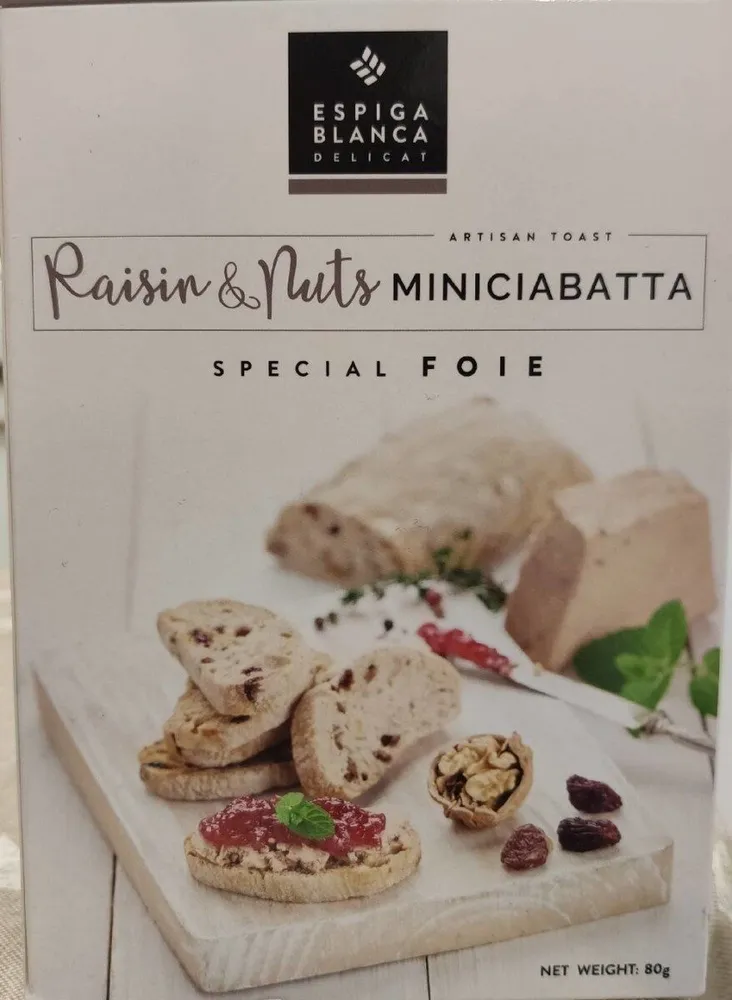 Raisin & Nuts Miniciabatta Special Foie