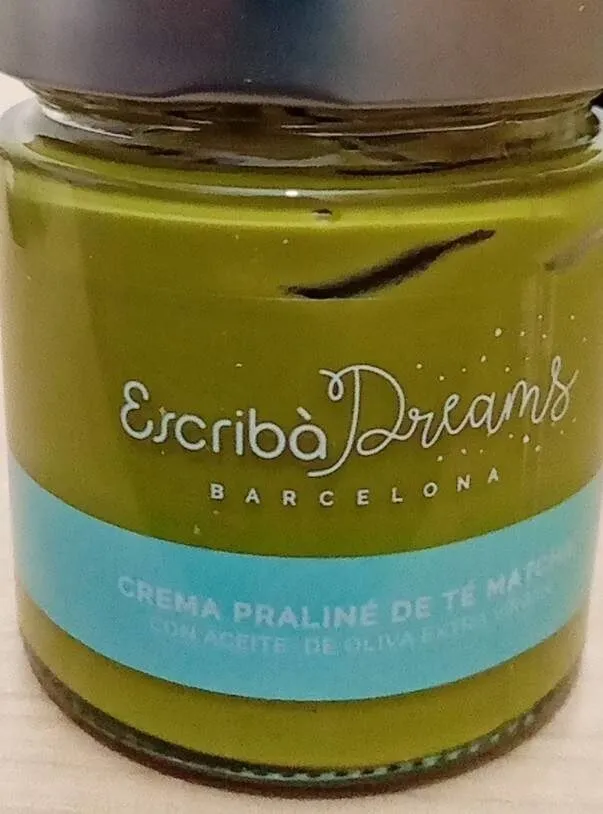 Crema praliné de te matcha