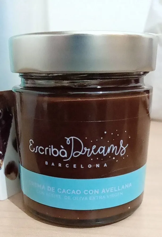 Crema de cacao con avellanas