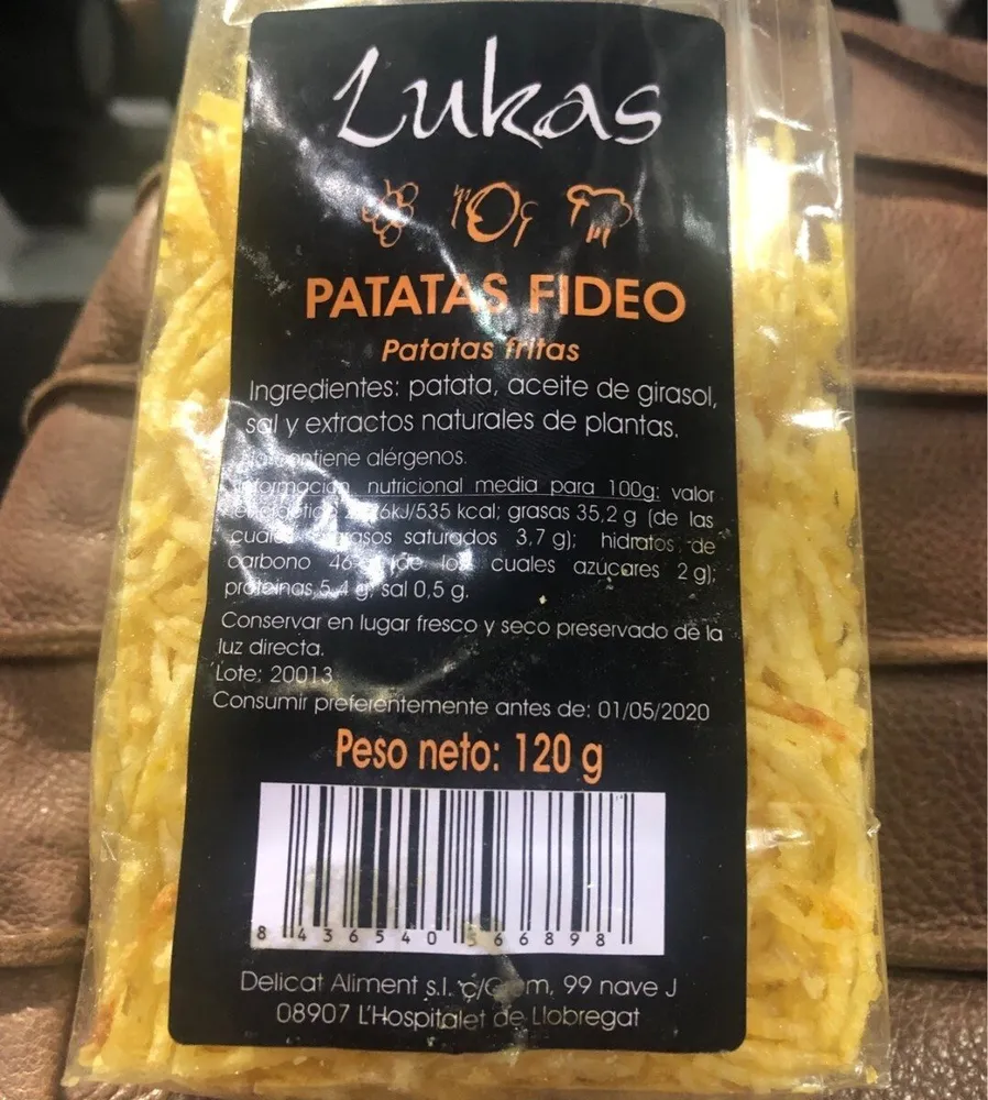 Patatas Fideo