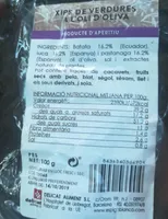 Xips de verdures a l'oli d'oliva