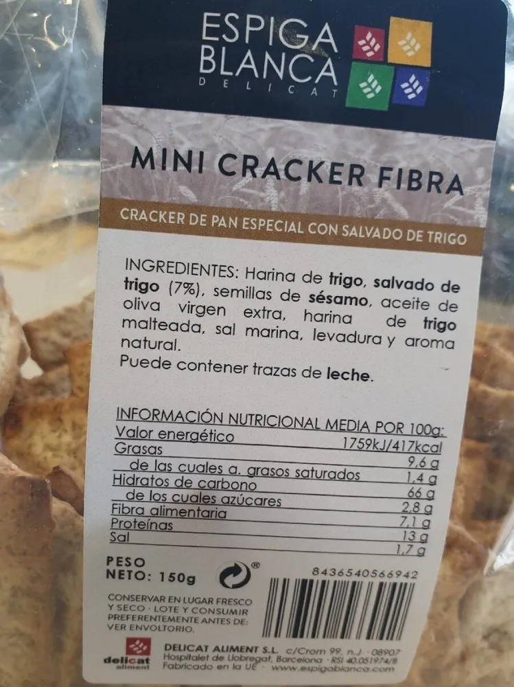 Mini cracker fibra