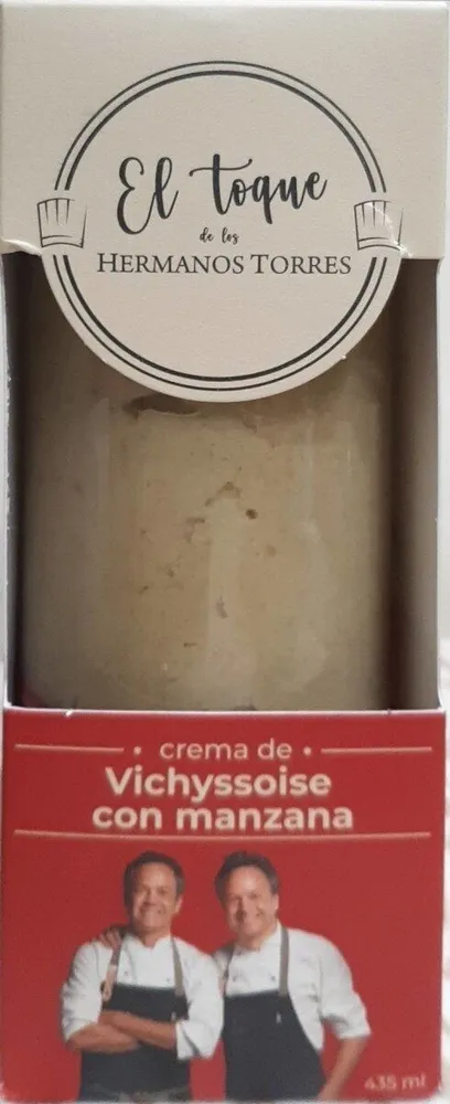 Crema de vichyssoise con manzana