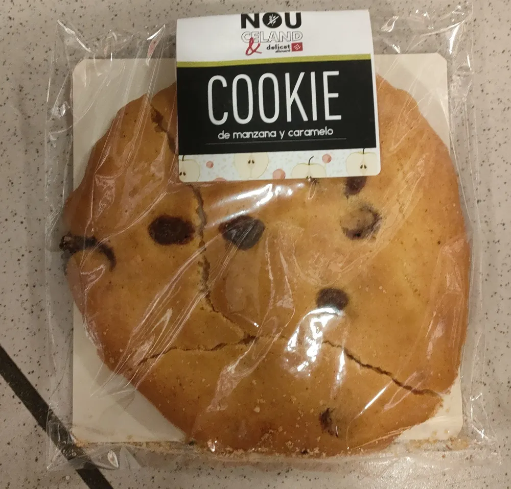 Cookies de manzana y caramelo sin gluten