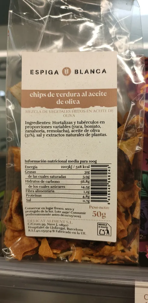 Casa Juanjo  Chips de Verduras