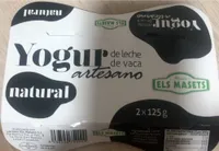 Yogur de leche de vaca artesano natural
