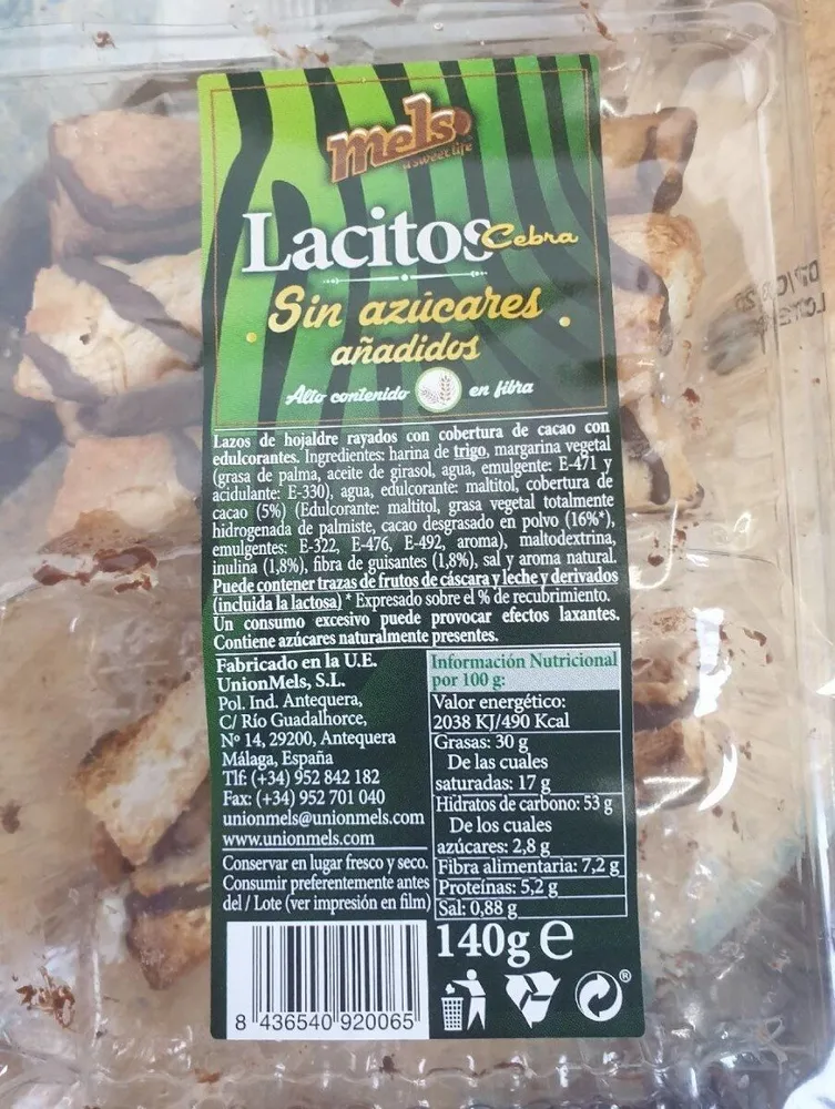Lacitos cebra
