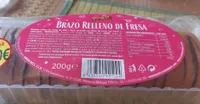 Brazo relleno de fresa