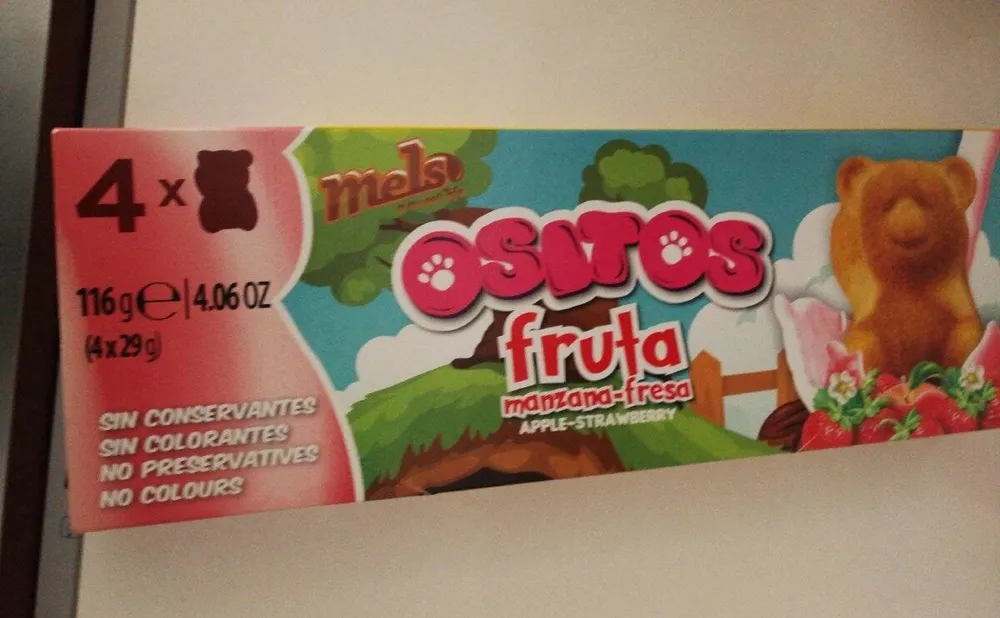 Ositos fruta manzana-fresa