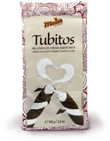 Tubitos rellenos de crema sabor nata