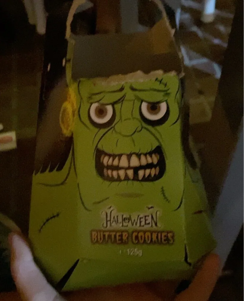 Halloween butter cookies