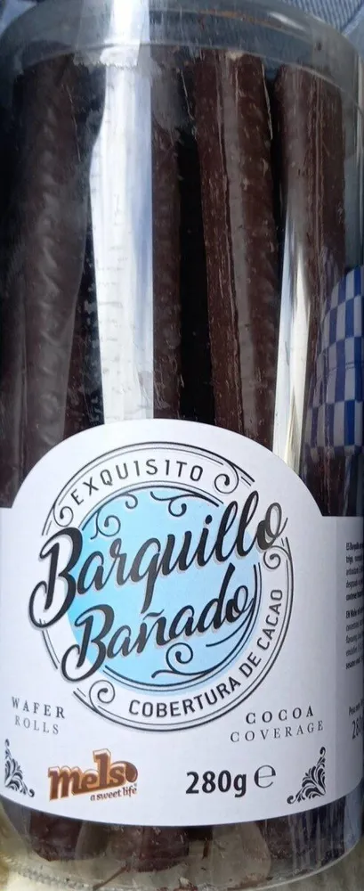 Barquillo bañando