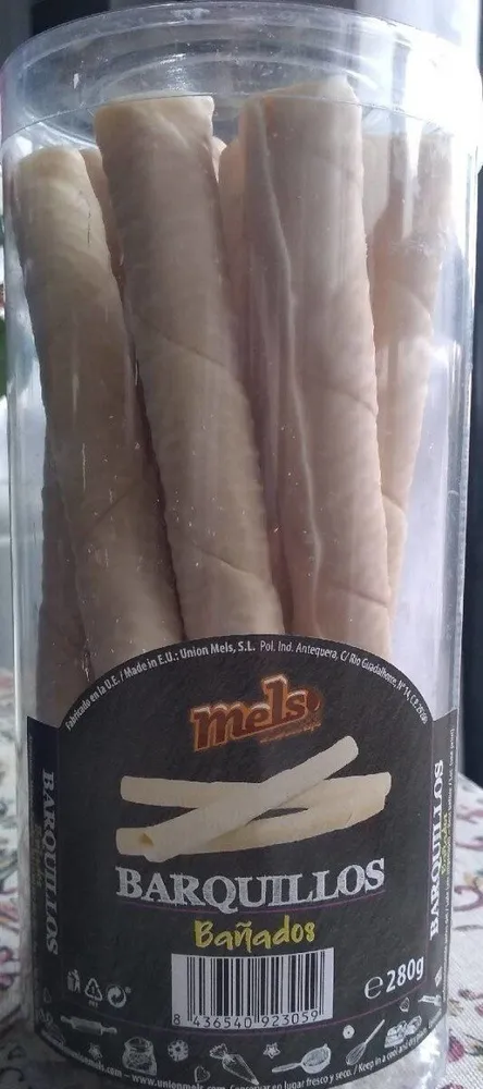 Barquillos bañados