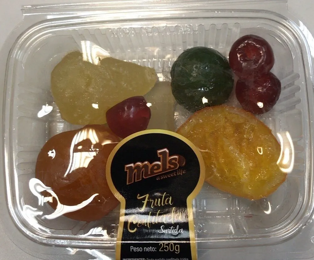 Fruta confitada